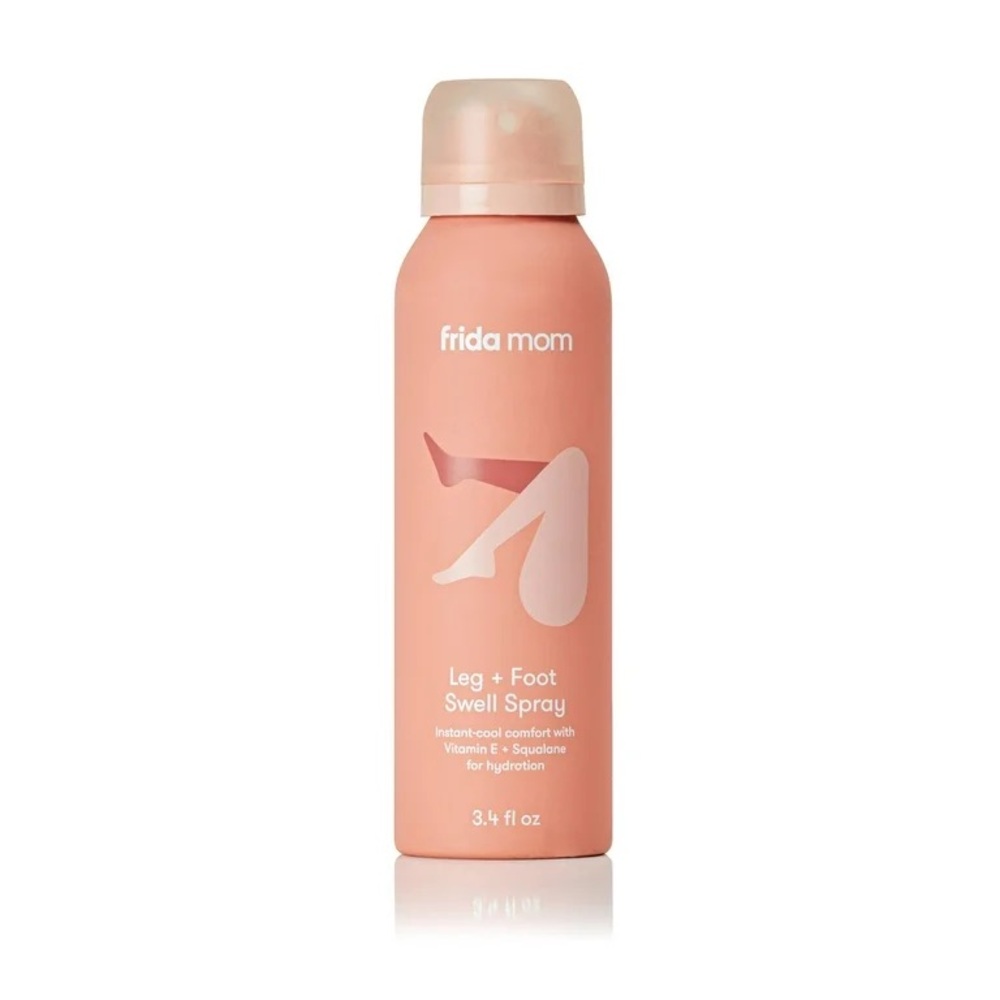 FRIDA Leg + Foot Swell Spray for Swollen Legs & Feet w Menthol & Squalene
